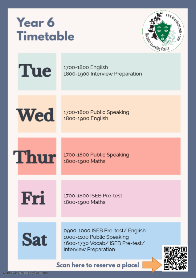 Y6 schedule 202526 (1) – Made with PosterMyWall